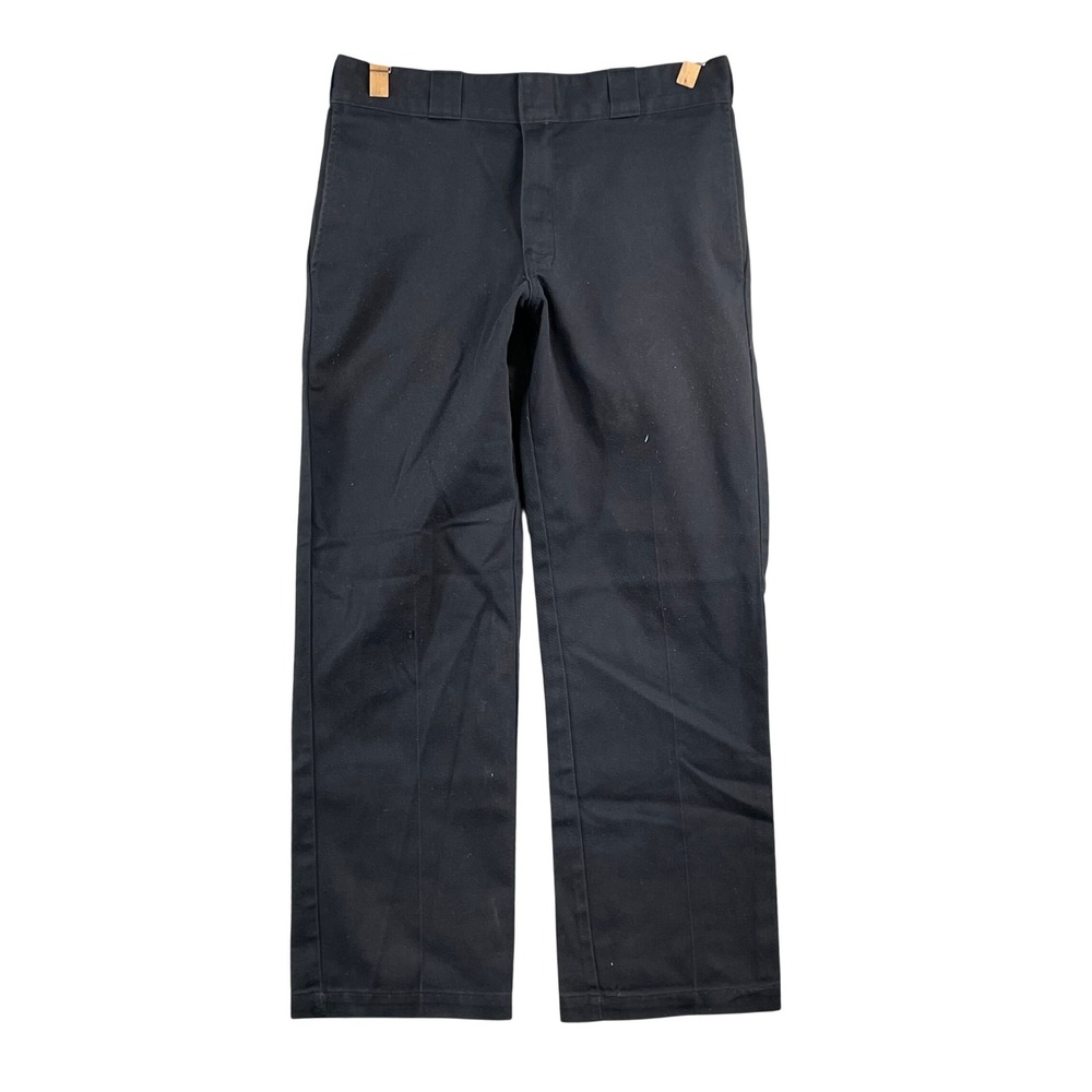 Dickies 874 Work Pants Mens 32x29 Black Excellent Original Fit Straight Leg